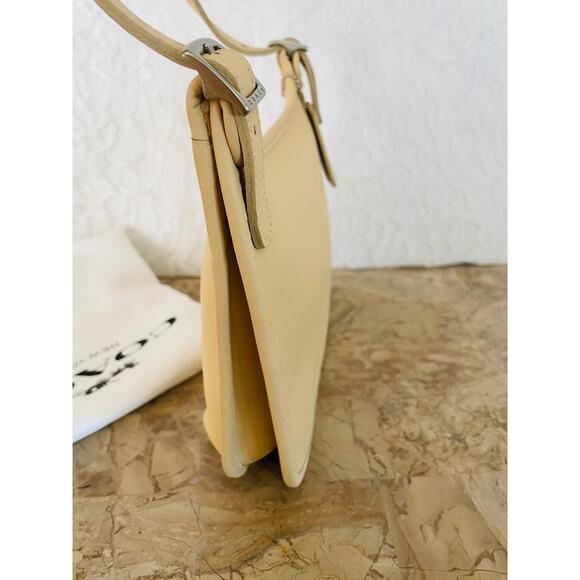NWT Vtg Coach MINI ivory/butter Leather Hippie Slim crosbody shoulder bag #9142 - Picture 4 of 10